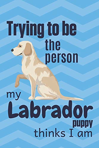 Trying To Be The Person My Labrador Puppy Thinks I Am: For Labrador Dog Fans