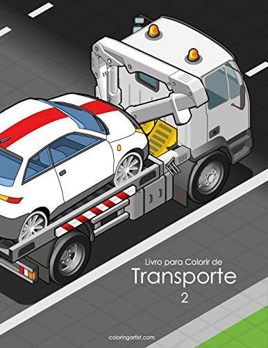 Livro para Colorir de Transporte 2 (Portuguese Edition)