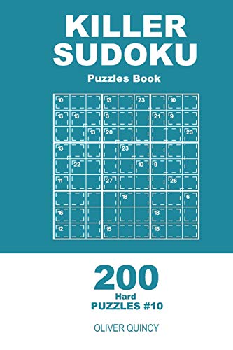 Killer Sudoku - 200 Hard Puzzles 9X9 (Volume 10) - 9781671892071