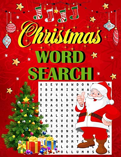 Christmas Word Search.: Easy Large Print Puzzle Book For Adults , Kids & Everyone For The 25 Days Of Christmas. - 9781671921160
