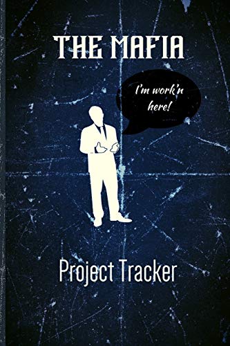 Mafia Project Tracker: Faux Vintage Distressed Cover Design