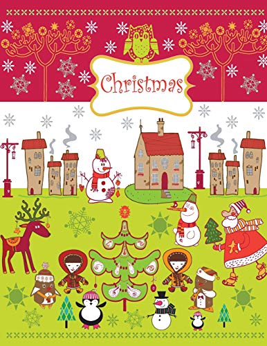 Christmas: A Beautiful Coloring Book With Christmas Design For Kids