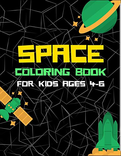 Space Coloring Book For Kids Ages 4-6: A Variety Of Space Coloring Pages For Kids, Astronauts, Planets, Solar System, Aliens, Rockets & Ufos, Perfect Gift For Children'S