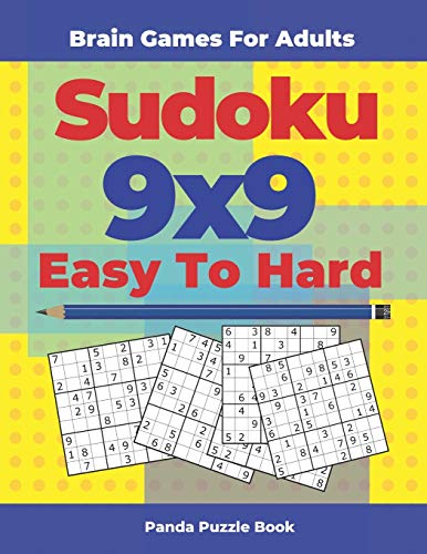 Brain Games For Adults - Sudoku 9X9 Easy To Hard: Logic Games Adults