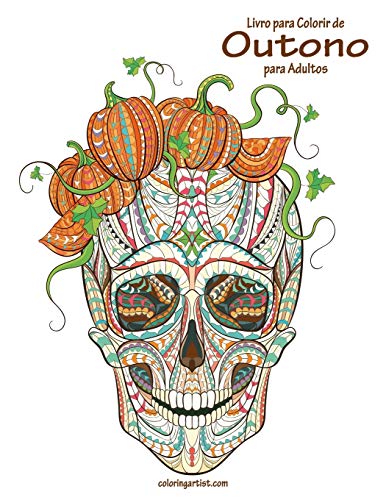 Livro Para Colorir De Outono Para Adultos (Portuguese Edition)