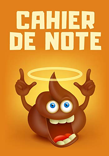 Cahier De Note: Dessin Caca Emoji (French Edition)