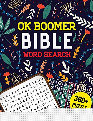 Ok Boomer Bible Word Search: Bible Word Search Puzzle, Brain Exercise Game, Fun, And Festive Word Search Puzzles, Favorite Verses Bible Word Search