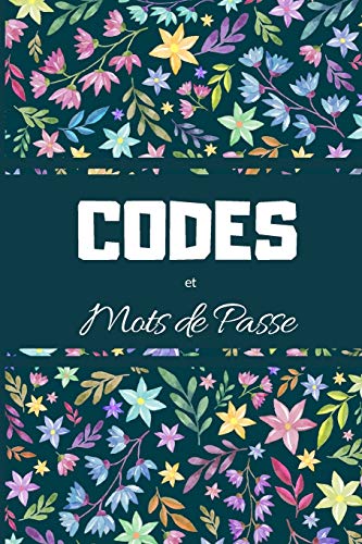 Codes Et Mots De Passe: Carnet Mot De Passe Internet En Français Format A5 (French Edition)