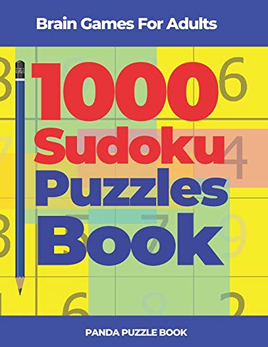 Brain Games For Adults - 1000 Sudoku Puzzles Book: Brain Teaser Puzzles