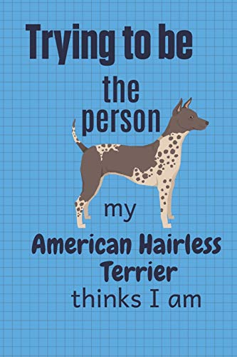 Trying To Be The Person My American Hairless Terrier Thinks I Am: For American Hairless Terrier Dog Fans