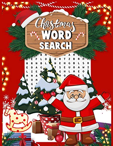 Christmas Word Search.: Easy Large Print Word Search Puzzle Book For Adults , Kids & Everyone For The 25 Days Of Christmas.