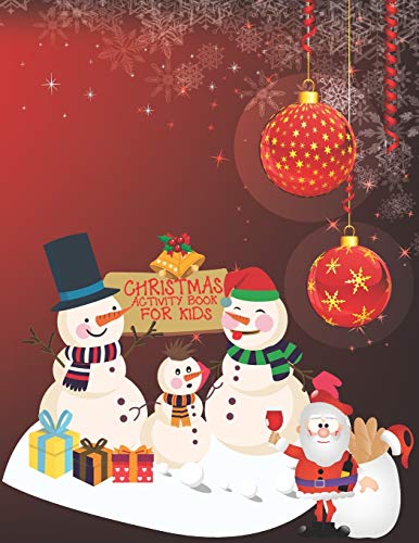 Christmas Activity Book For Kids: A Children Holiday Coloring Book With Large Pages (Kids Coloring Books ... Regular Christmas Coloring Sheets Inside