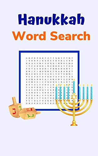 Hanukkah Word Search: Puzzle Book For Adults And Teens With Solutions