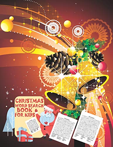 Christmas Word Search Book For Kids: 30 Easy Large Print Word Find Puzzles For Kids: Jumbo Word Search Puzzle Book (8.5"X11") With Fun Themes! (Word ... ... Regular Christmas Coloring Sheets Inside