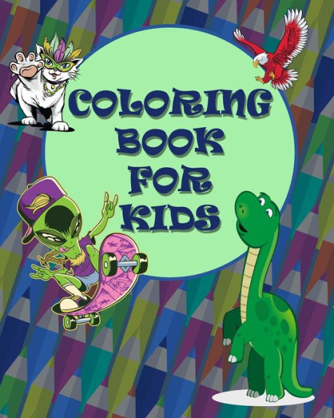 Coloring Book For Kids: Perfect Gift For Boys and Girls, Ages 4-9 | 50 Unique Pages