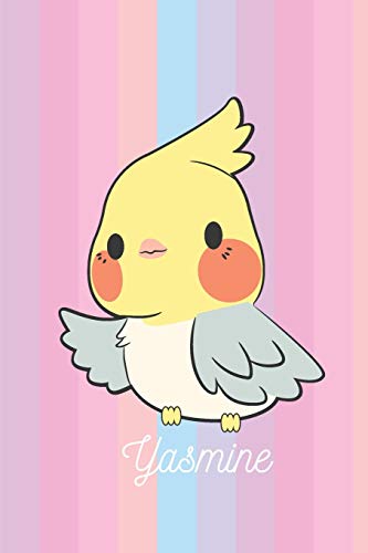 Yasmine: Oiseau Mignon: Personalisé Carnet De Notes Cadeau Ligné Pour Les Filles Et Étudiantes (French Edition)