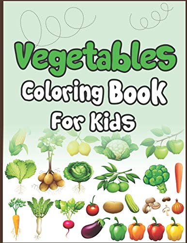 Vegetables Coloring Book For Kids