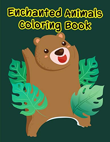 Enchanted Animals Coloring Book: Christmas Animals Books And Funny For Kids'S Creativity (Funny Sport)