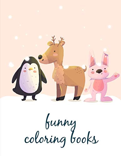 Funny Coloring Books: Baby Funny Animals And Pets Coloring Pages For Boys, Girls,Children (Funny Sport)