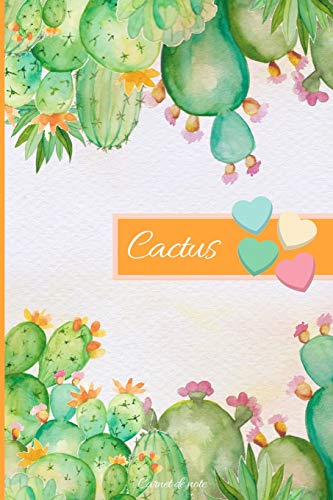 Cactus: Carnet De Note Et/Ou De Dessin Pour Amateurs De Cactus - Petit Format, 40 Pages Blanches (French Edition)