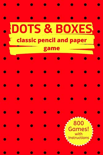 Dots & Boxes Classic Pencil And Paper Game: A Strategy Activity Book - Large And Small Playing Squares - For Kids And Adults - Novelty Themed Gifts - Travel Size - 9781675151549