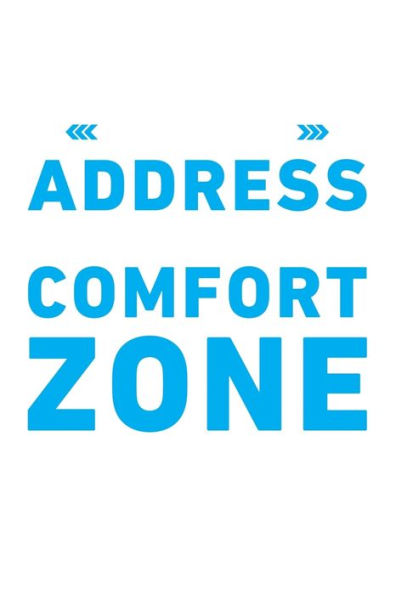 I have a new Adress I'm living outside the comfort zone Schreibfehler: 6x9 120 pages dot grid | Your personal Diary