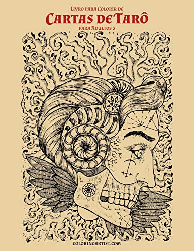 Livro para Colorir de Cartas de Tar?? para Adultos 3 (Portuguese Edition)