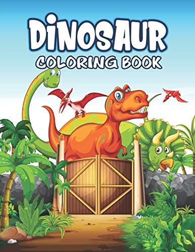 Dinosaur Coloring Book: Great Gift For Kids Boys & Girls - 9781675571996