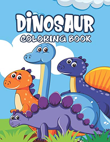 Dinosaur Coloring Book: Great Gift For Kids Boys & Girls - 9781675572153
