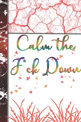 Calm The F*Ck Down: Organizer/Log Book/Notebook For Passwords And Shit/Gift For Friends/Coworkers/Seniors/Mom/Dad/Alphabetical/ Logbook To Protect