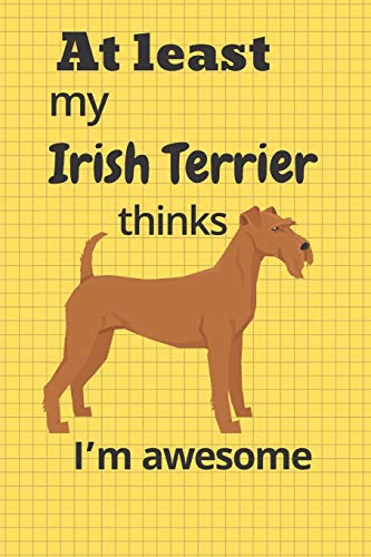 At Least My Irish Terrier Thinks I?M Awesome: For Irish Terrier Dog Fans