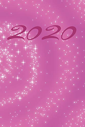 Grand Fantasy Designs: 2020 Kalligrafie pink rosa Glitzer - Monatsplaner 15,24 x 22,86 (German Edition)