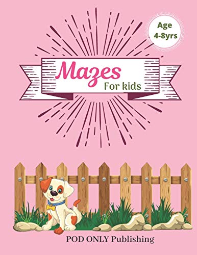 Mazes For Kids: Vol. 7 Beautiful Funny Maze Book Is A Great Idea For Family Mom Dad Teen & Kids To Sharp Their Brain And Gift For Birthday Anniversary Puzzle Lovers Or Holidays Travel Trip