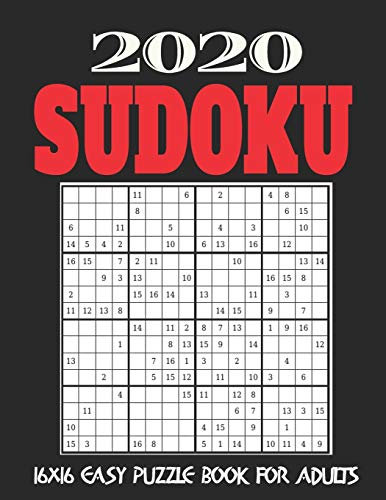 16X16 Sudoku Puzzle Book For Adults: Stocking Stuffers For Men: The Must Have 2020 Sudoku Puzzles: Easy Sudoku Puzzles Holiday Gifts And Sudoku Stocking Stuffers