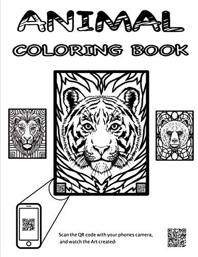 animal coloring book: coloring book