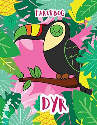 Dyr: Farvebog (Danish Edition)