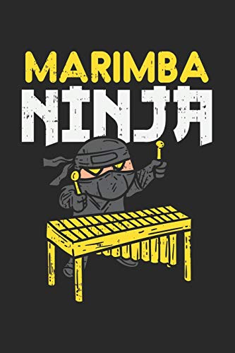 Marimba Ninja: 120 Pages I 6X9 I Graph Paper 4X4