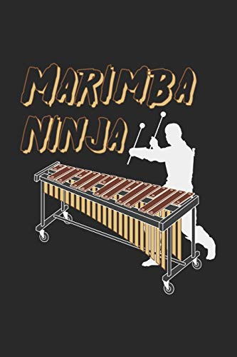 Marimba Ninja: 120 Pages I 6X9 I Dot Grid - 9781678561253