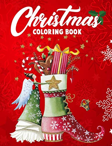 Christmas Coloring Book.: Merry Christmas Coloring Book With Fun, Easy, And Relaxing Designs For Adults Featuring Beautiful Winter Florals, Festive Ornaments And Relaxing Christmas Scenes. - 9781678392420