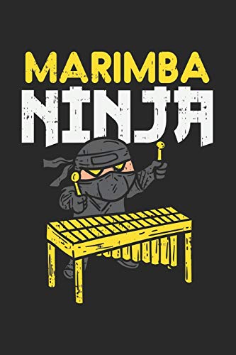 Marimba Ninja: 120 Pages I 6X9 I Dot Grid - 9781678558161