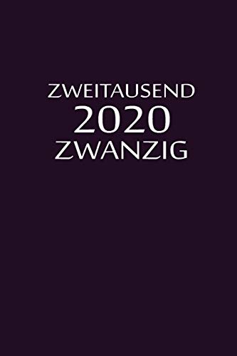 Zweitausend Zwanzig 2020: Taschenplaner 2020 A5 Flieder (German Edition)