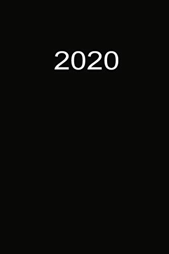 2020: Arbeitsplaner 2020 A5 Schwarz (German Edition)