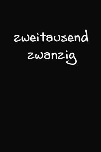 Zweitausend Zwanzig: Manager Timer 2020 A5 Schwarz (German Edition) - 9781678935931