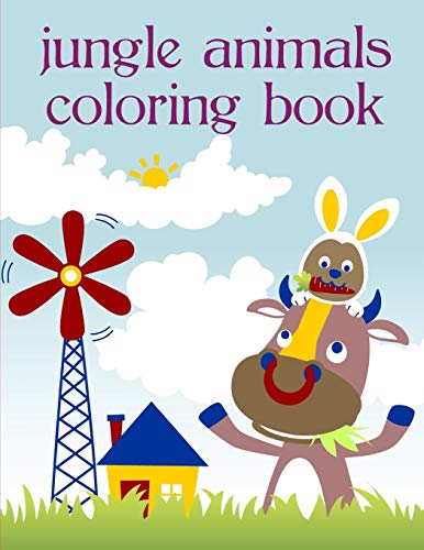 Jungle Animals Coloring Book: Super Cute Kawaii Coloring Pages for Teens (Humor Animals)