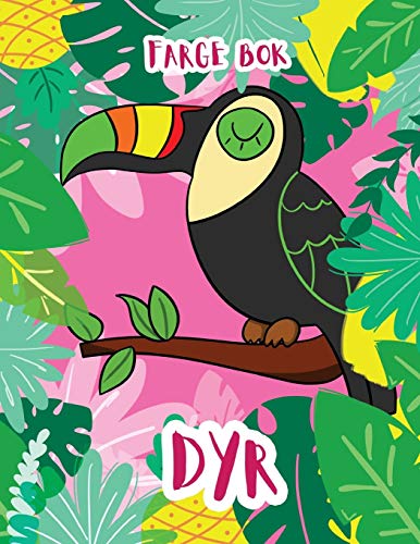 Dyr: Farge Bok (Norwegian Edition)