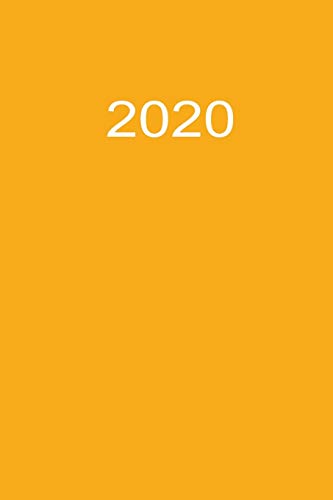 2020: Planer 2020 A5 Orange (German Edition)