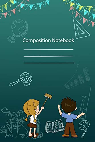 Composition Notebook: Elementary School Supplies Student (6X9, 100 Pages)