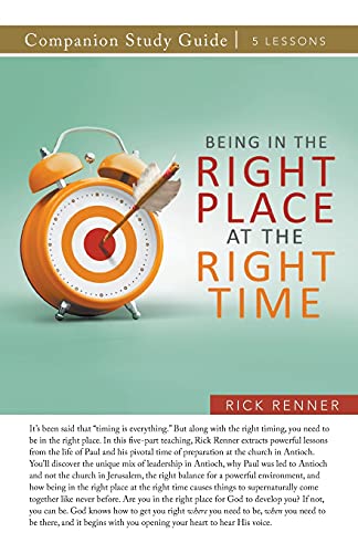 Being In The Right Place At The Right Time Study Guide