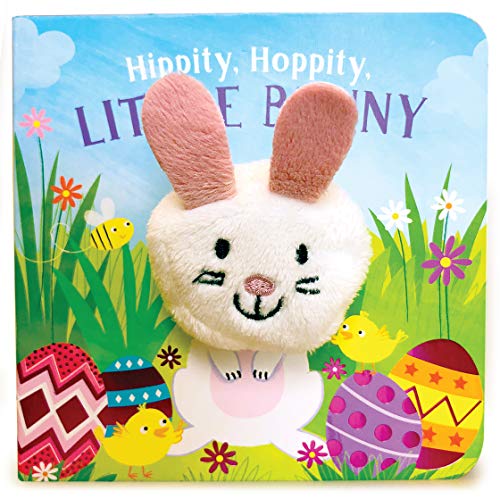 Hippity, Hoppity, Little Bunny (Finger Puppet Board Book For Easter Basket Stuffer Ages 0-4) (Finger Puppet Book)