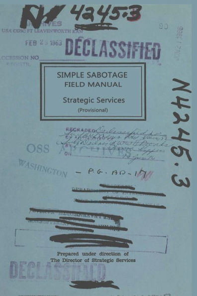 Simple Sabotage Field Manual - 9781684111428